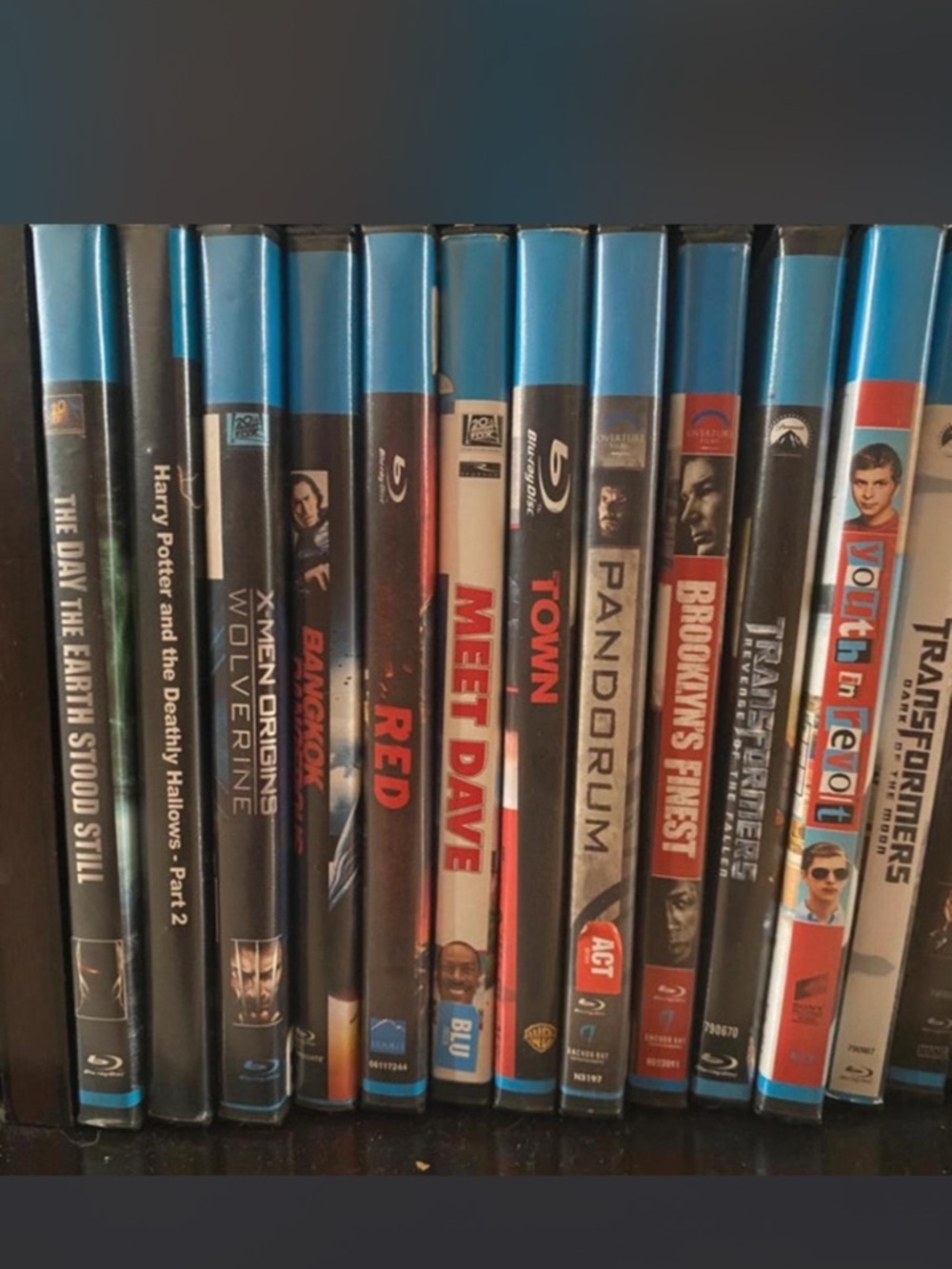 Movie Collection - Assorted Black and Blue Cases